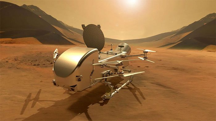 Surface simulation of Titan