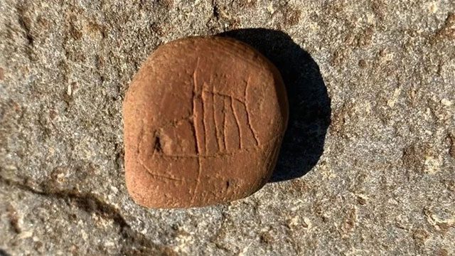 The oldest known graffiti drawing in Iceland depicts a Viking ship