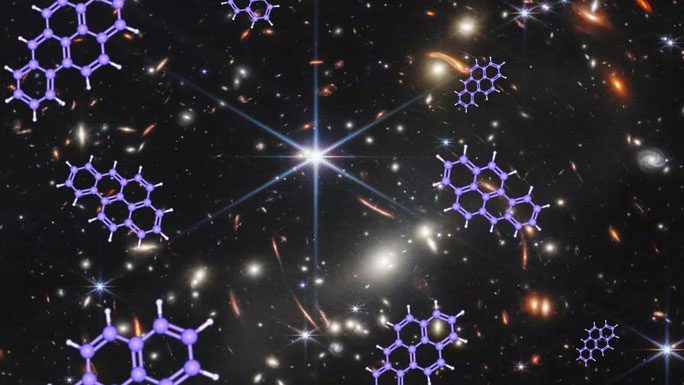 Diamond-like carbon dust discovered by James Webb