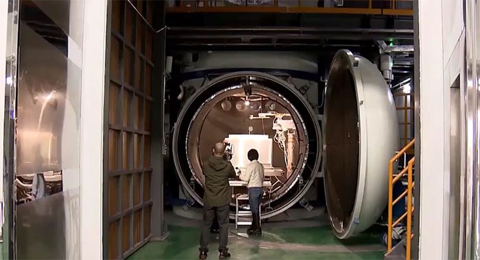 This experimental facility can simulate multiple environmental factors similar to space.