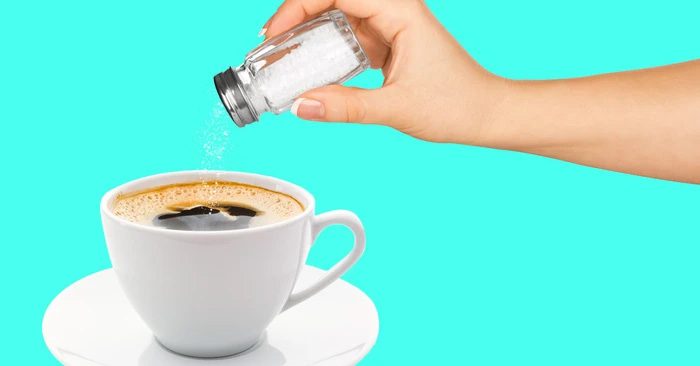 Adding salt can improve caffeine absorption in your body, helping you feel more alert quickly.