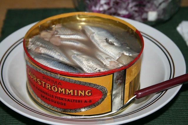 Fermented Fish with a Strong Odor in Sweden