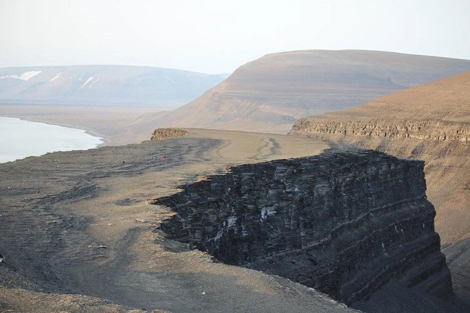 Plateau on Edgeøya Island in the Svalbard archipelago, Arctic Norway