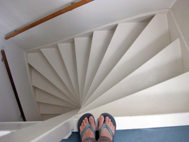 Super Narrow Stairs in the Netherlands