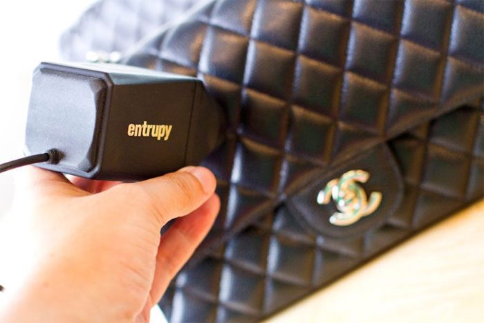 Entrupy is AI-based luxury goods authentication technology.