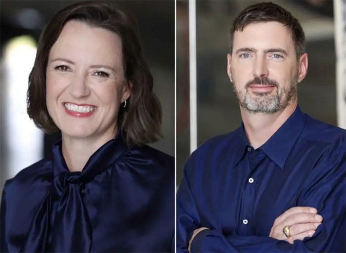 Couple Sassie and Andrew Duggleby, owners of Venus Aerospace.
