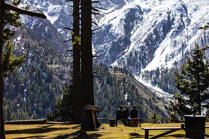 The majestic yet peaceful scenery at Fairy Meadows.