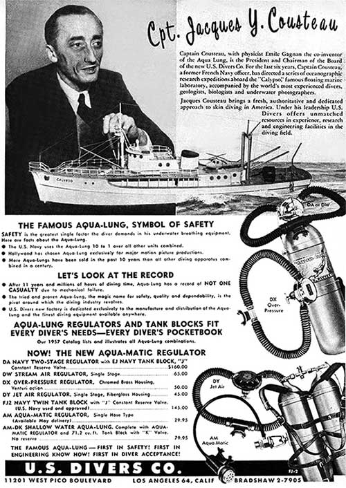 During this period, personal diving suits were continuously innovated.