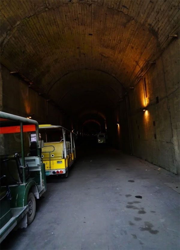 Visitors must tour by electric vehicle.