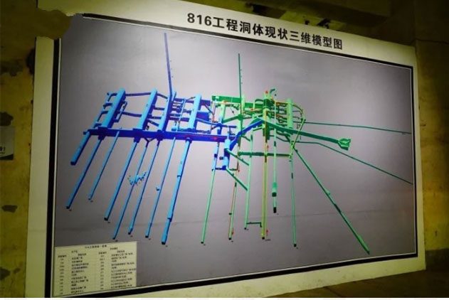Current map of the 816 Project. The green area is open to tourists.