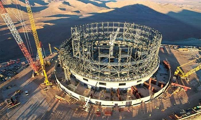 The Extremely Large Telescope (ELT) is half complete.