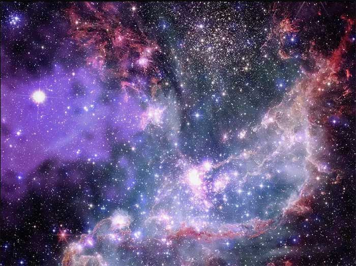 NGC 346 is a star cluster located 200,000 light-years from Earth