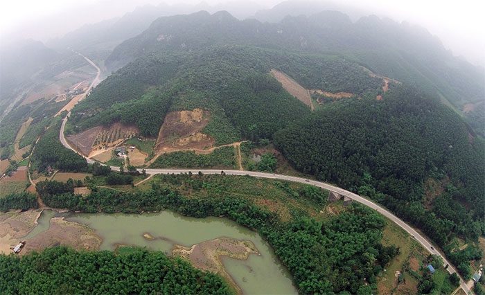Ho Chi Minh Trail Aerial View