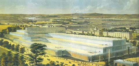 The Crystal Palace is seen as an open system made from a set of many industrially produced components.