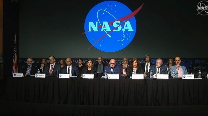 NASA's independent UAP research team meeting.