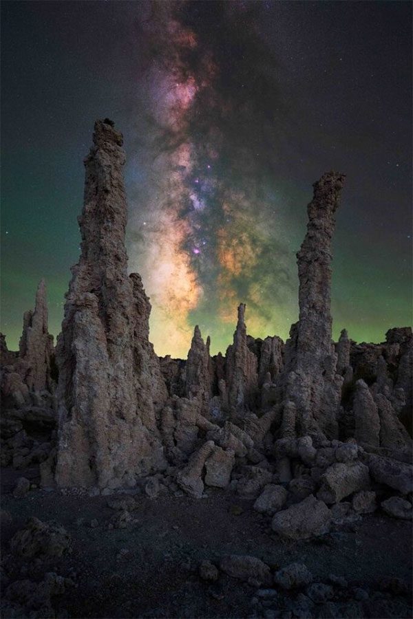 Photo “Alien Forest” by author Marcin Zając taken at Mono Lake, California.