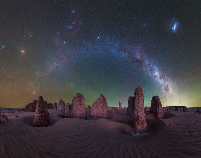 Photo “Between the Stars” by author Jose Luis Cantabrana Garcia taken in Pinnacles Desert, WA, Australia.
