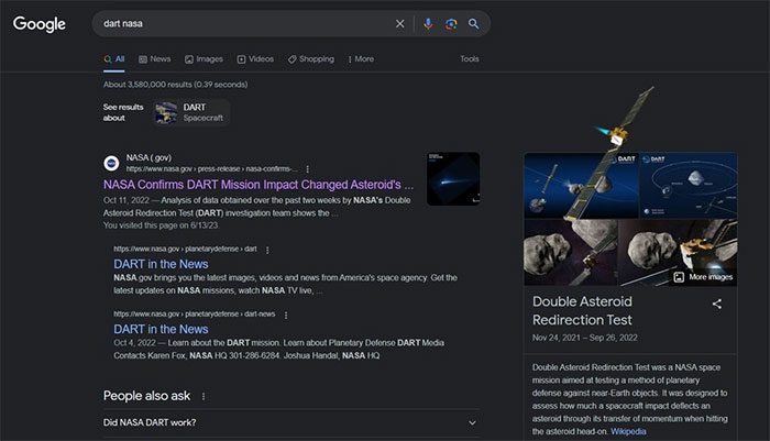 dark nasa
