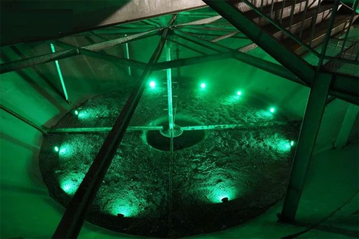 This is the bottom of the nuclear reactor - the site of the strongest nuclear radiation in the entire project.