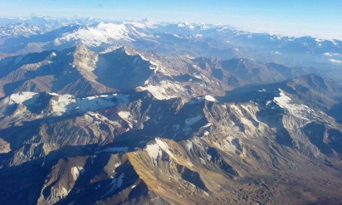 The Andes is the longest mountain range in the world, spanning seven countries.