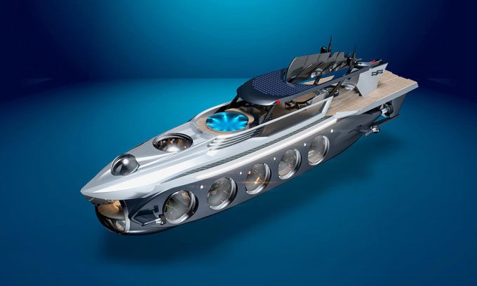Nautilus is 37.5m long and weighs 1,250 tons