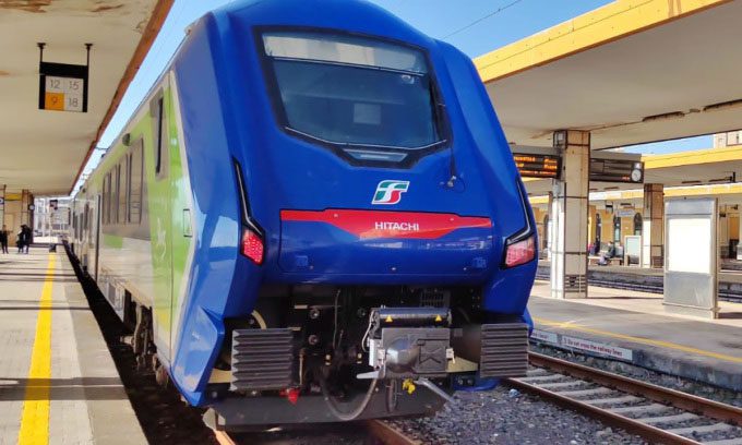 Battery-operated trains are in operation in some areas of Italy.