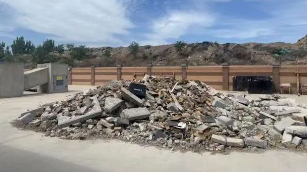 Life detection device in rubble.