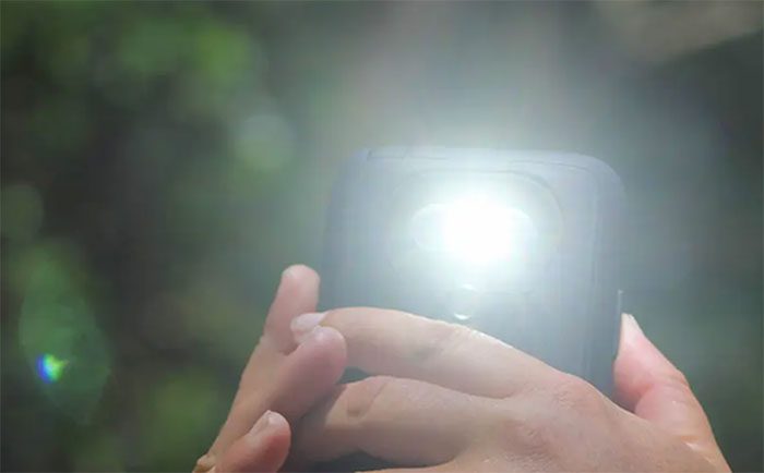 You should stop using flashlight apps on your phone.