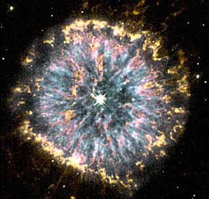 Radiation from a celestial body in the universe