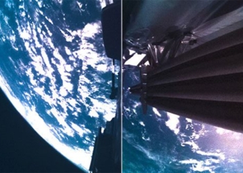 first selfie in space european spacecraft 127009