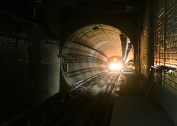 first underground electric train line in india test run 126948