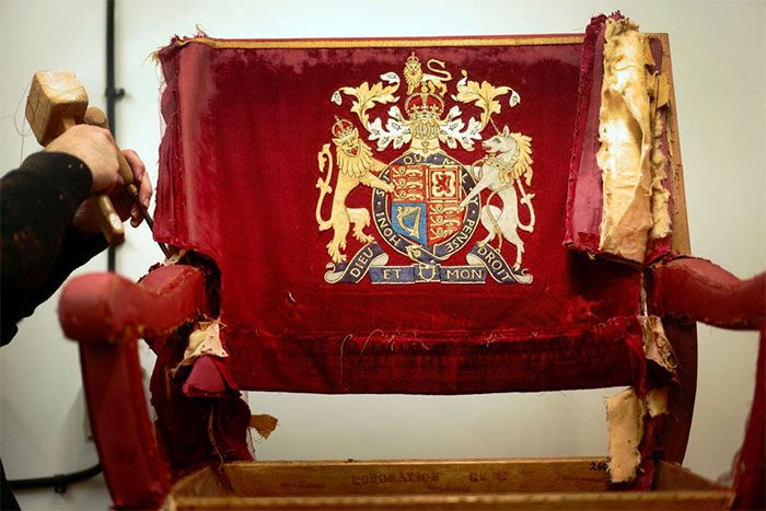 King Charles and Camilla will also sit on the Throne Chair during portions of the coronation ceremony.