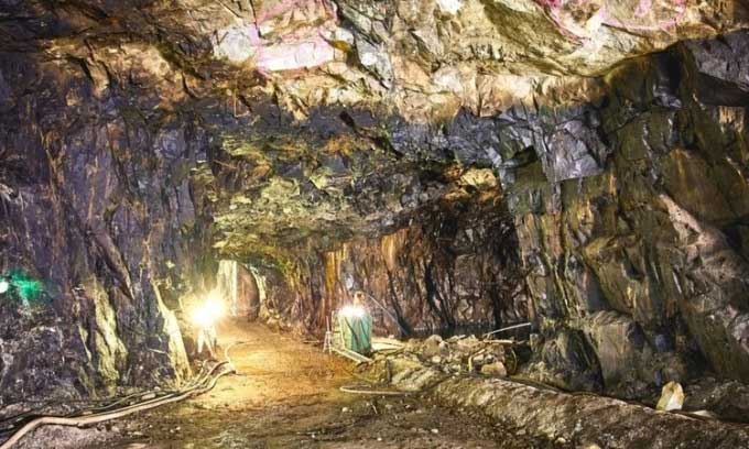 Caverns beneath Västerås.