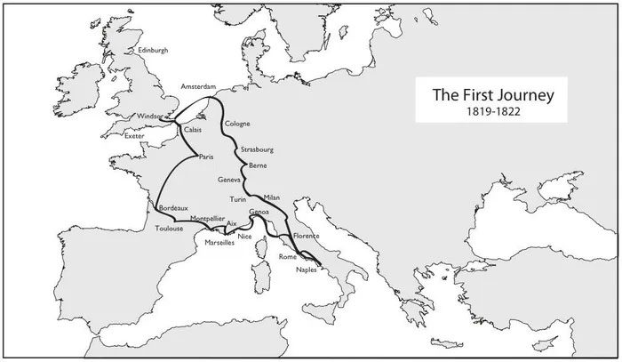Holman's first journey.