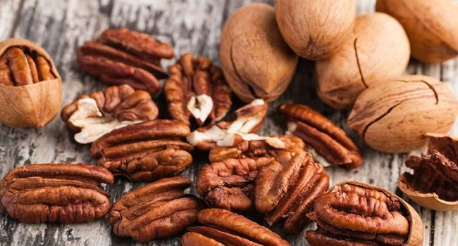 Nutrient-rich pecan nuts are good for health.