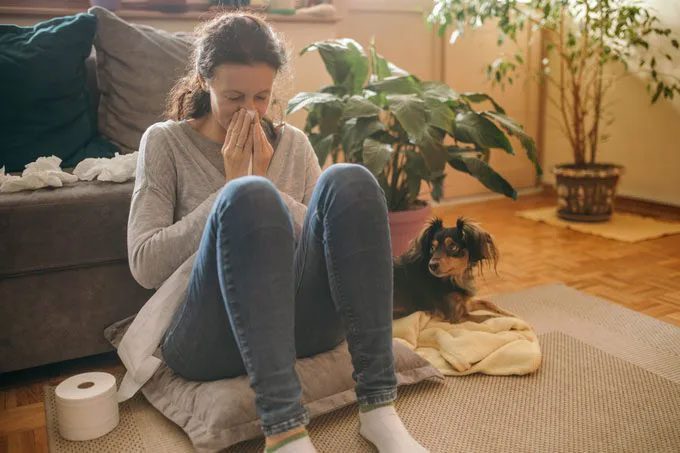 Mold allergy symptoms can develop immediately after exposure or later.