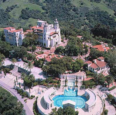 Panorama of Hearst Castle
