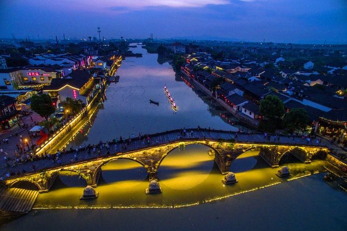 The Grand Canal is one of the longest and oldest transport canals in the world.