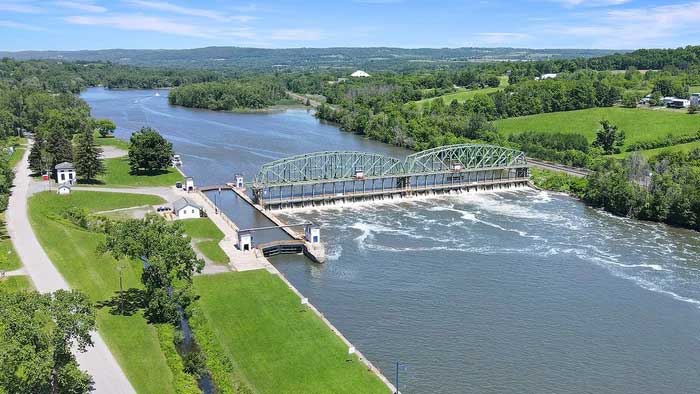 The Erie Canal is the second longest in the world after the Grand Canal in China.