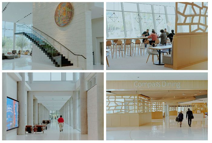 The interiors are consistent and reminiscent of the airline's history.