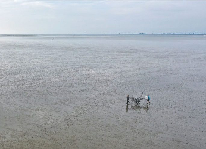 Waterlogged area where the ghost town includes a 700-year-old church still submerged
