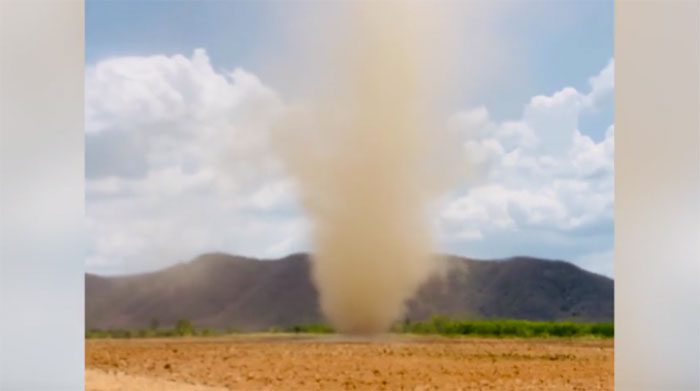 Dust tornado