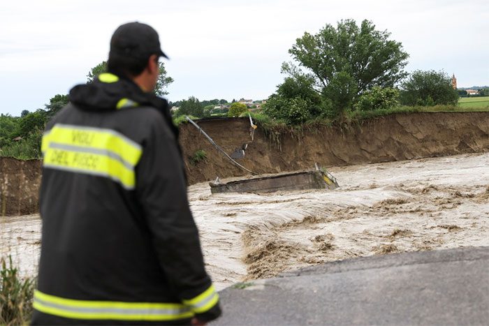 Unprecedented flood in Northern Italy