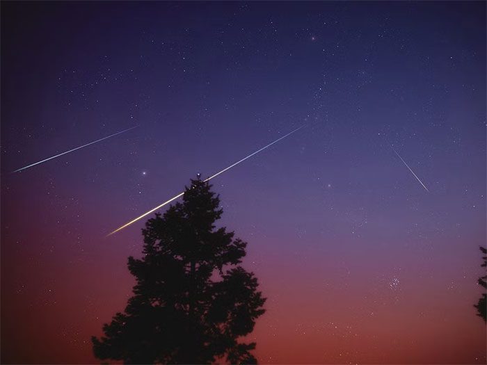 The Lyrid meteor shower will peak this weekend.