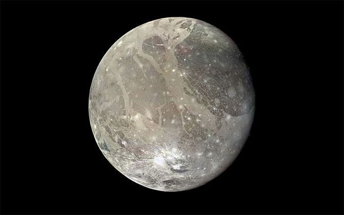 Jupiter's moon Ganymede.