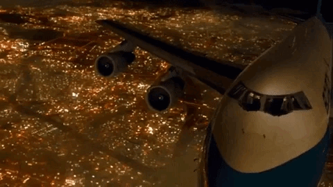 Engines 3 and 4 suddenly separated from the aircraft.