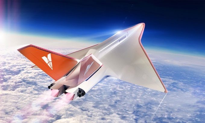 Design of the supersonic Stargazer aircraft.