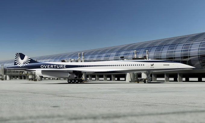 Overture aircraft capable of using sustainable aviation fuel (SAF).