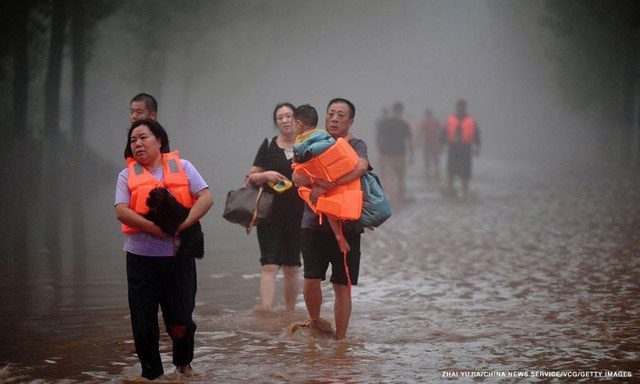 Beijing is experiencing unprecedented flooding in the last 140 years.