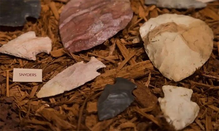 Prehistoric arrowheads and spears found in the Americas, China, and Japan